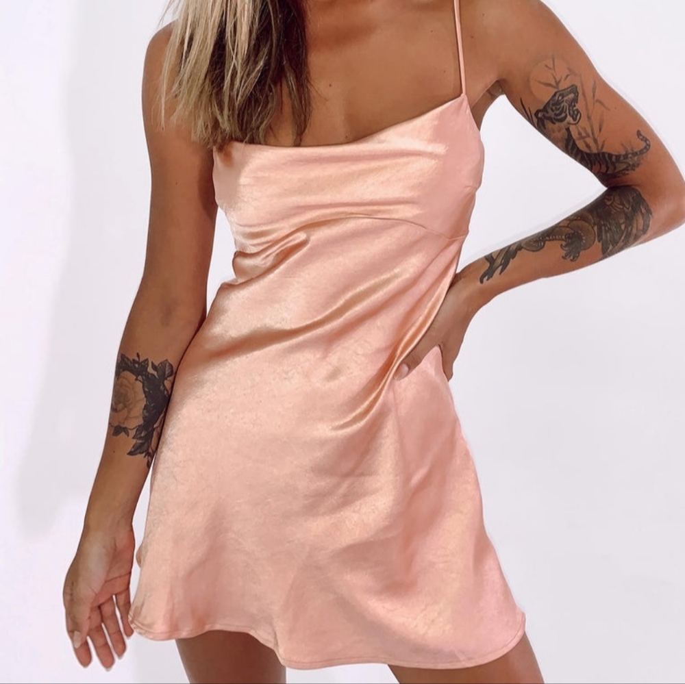 Princess Polly | NWT Fiery Feelings Mini Dress Pink Size 6